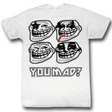 You Mad - White Kiss Shirts