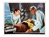 House of Frankenstein, From Left: J. Carrol Naish, Elena Verdugo, Boris Karloff, 1944 Plakater House of Frankenstein, From Left: J. Carrol Naish, Elena Verdugo, Boris Karloff, 1944 Plakater
