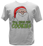 Youth: Santa - Will Work For Cookies T-shirts