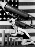 Piper Laurie, Wishing Her Fans a Happy Fourth of July, 1954 Prints