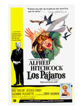 The Birds, (AKA Los Pajaros), Alfred Hitchcock, Tippi Hedren, 1963 Posters