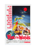 The War of the Worlds, Bottom From Left: Gene Barry, Ann Robinson, 1953 Posters The War of the Worlds, Bottom From Left: Gene Barry, Ann Robinson, 1953 Posters