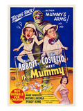Abbott And Costello Meet the Mummy, Eddie Parker, Bud Abbott, Lou Costello, Marie Windsor, 1955 Plakater Abbott And Costello Meet the Mummy, Eddie Parker, Bud Abbott, Lou Costello, Marie Windsor, 1955 Plakater