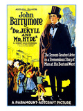 Dr. Jekyll And Mr. Hyde, Right: John Barrymore (As 'Dr. Jekyll And Mr. Hyde'), 1920 Posters