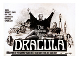 The Satanic Rites of Dracula, Christopher Lee, Peter Cushing, 1973 Print