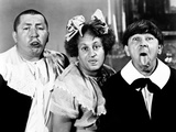 All the World's a Stooge, Curly Howard, Larry Fine, Moe Howard, 1941 Poster