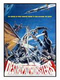 Destroy All Monsters, (AKA 'Kaiju Soshingeki'), 1968 Posters