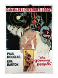 Gamma People, Bottom From Left: Paul Douglas, Eva Bartok, 1956 Photo