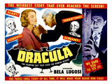 Dracula, From Left, Helen Chandler, Edward Van Sloan, Bela Lugosi, 1931 Poster