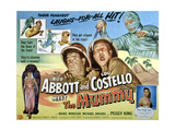 Abbott And Costello Meet the Mummy, Lou Costello, Bud Abbott, 1955 Prints