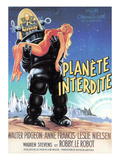 Forbidden Planet, Robby the Robot Holding Anne Francis, 1956 Posters