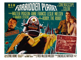 Forbidden Planet, Walter Pidgeon, Anne Francis, Robby the Robot, Leslie Nielsen, 1956 Photo