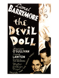 The Devil Doll, Maureen O'Sullivan, Frank Lawton, Lionel Barrymore, 1936 Posters