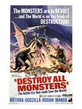 Destroy All Monsters, 1968 Print