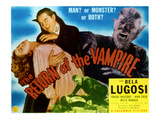 The Return of the Vampire, Nina Foch, Bela Lugosi, Matt Willis, 1944 Posters