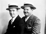 Stan Laurel and Oliver Hardy [Laurel & Hardy] in Early Hal Roach Studio Portrait Shot, c. Mid 1920s Posters