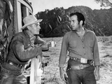 Ride Lonesome, Randolph Scott, Pernell Roberts, 1959 Prints