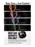 What Ever Happened to Baby Jane, Bette Davis, Joan Crawford, 1962 Posters