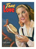 True Love Romance Vintage Magazine - September 1947 - Kodachrome Giclee Print by Charles Kellaway