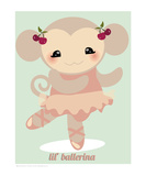 Lil Ballerina Premium Giclee Print by Natasha Wescoat