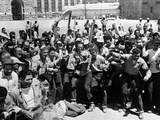 Riot In Cell Block 11, Riot In Prison Yard, 1954 Print