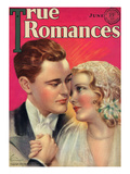 True Romances Vintage Magazine - June 1931 - Painted Giclee Print by Jules Cannert
