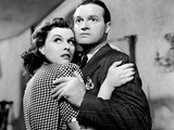 The Cat and the Canary, Paulette Goddard, Bob Hope, 1939 Print