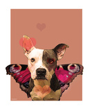 Pittie My Heart Premium Giclee Print by Natasha Wescoat