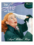 True Love and Romance Vintage Magazine - March 1947 - Angel Without Wings Giclee Print