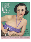 True Love Stories Vintage Magazine - August 1950 - Ektachrome Giclee Print by Charles E. Kulhawy