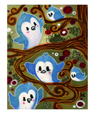 Tweety Birds Reproduction procédé giclée Premium par Natasha Wescoat