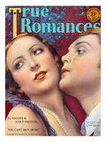 True Romances Vintage Magazine - May 1929 Mary Duncan Charles Morton William Fox Players Painted Giclee Print by Leo Sielke Jr.