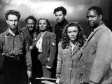 Lifeboat, Hume Cronyn, Henry Hull, Tallulah Bankhead, John Hodiak, Mary Anderson, Canada Lee, 1944 Print