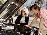 The Last American Hero, Geraldine Fitzgerald, Jeff Bridges, 1973 Print