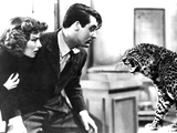 Bringing Up Baby, Katharine Hepburn, Cary Grant, Baby The Leopard, 1938 Affiches