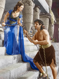 Samson And Delilah, Hedy Lamarr, Victor Mature, 1949 Poster