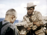 Shane, Brandon De Wilde, Alan Ladd, 1953 Poster