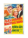 Alexander's Ragtime Band, Don Ameche, Alice Faye, Tyrone Power, 1938 Print
