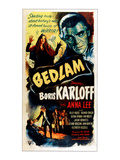 Bedlam, Boris Karloff, 1946 Kunstdrucke