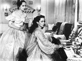 Wuthering Heights, Merle Oberon, Geraldine Fitzgerald, 1939 Print