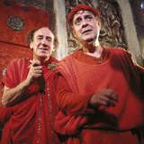 A Funny Thing Happened On The Way To The Forum, Michael Hordern, Zero Mostel, 1966 Photographie