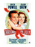 Christmas In July, Dick Powell, Ellen Drew, 1940 Posters Christmas In July, Dick Powell, Ellen Drew, 1940 Posters