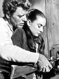 The Unforgiven, Burt Lancaster, Audrey Hepburn, 1960 Poster