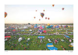 Tilt Shift New Mexico Balloons Limited Edition by Richard Silver