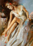 Woman Primavera Prints by Ron Di Scenza