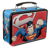 Superman Man of Steel Large Tin Lunchbox Lunch Box