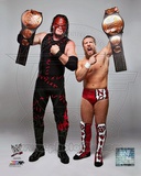 Daniel Bryan & Kane with the Tag Team Championship Belts 2012 Posed Photo