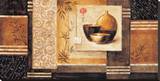Japanese Panels II Stretched Canvas Print by Herve Libaud