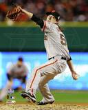 Tim Lincecum Game 3 of the 2012 World Series Action Photo
