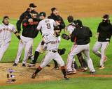 The San Francisco Giants Celebrate Winning Game 4 of the 2012 World Series Photo